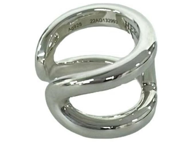 Ring Hermès Anillo HERMES Osmos GM en plata de ley - vista 5