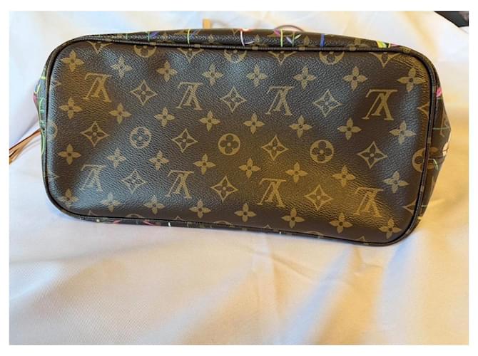 Louis Vuitton Monogram Murakami Neverfull MM Marrone Multicolore - vista 13