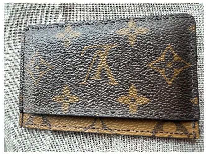 Louis Vuitton Monogram Canvas Card Holder Brown - view 2