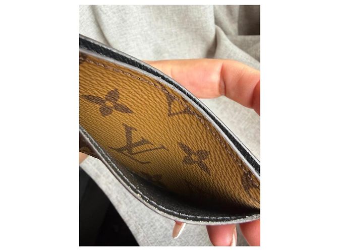 Louis Vuitton Monogram Canvas Card Holder Brown - view 3