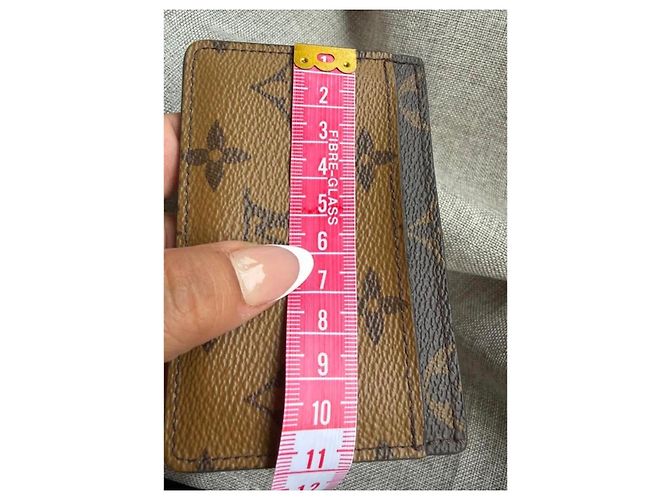 Louis Vuitton Monogram Canvas Card Holder Brown - view 6