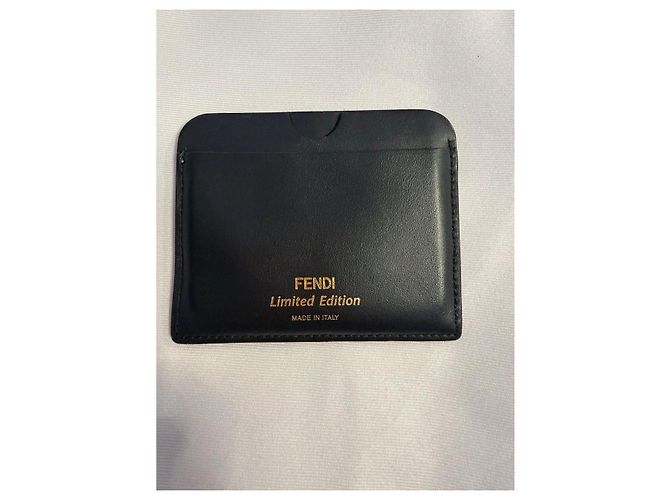 Fendi Leder-Kartenetui mit Landschaftsmotiv Braun Schwarz Mehrfarben - Ansicht 2
