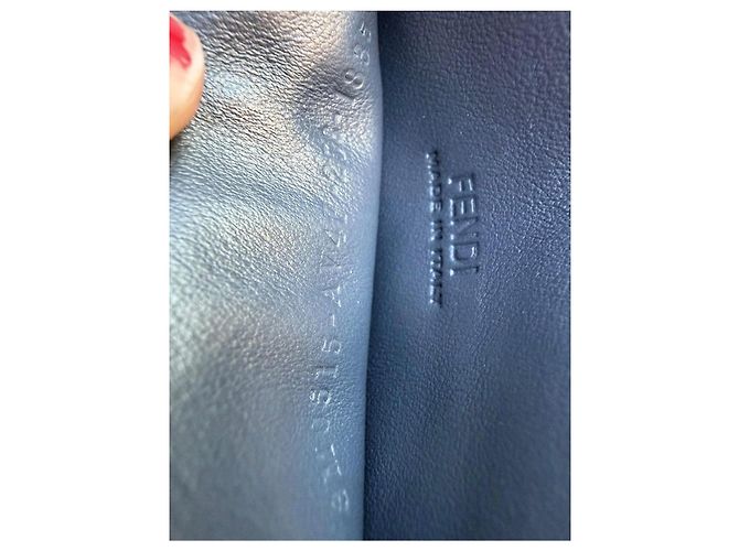 Fendi Leder-Kartenetui mit Landschaftsmotiv Braun Schwarz Mehrfarben - Ansicht 4