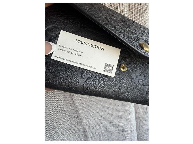 Louis Vuitton Cartera Monogram Empreinte Negro - vista 12