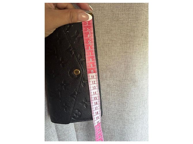 Louis Vuitton Cartera Monogram Empreinte Negro - vista 14