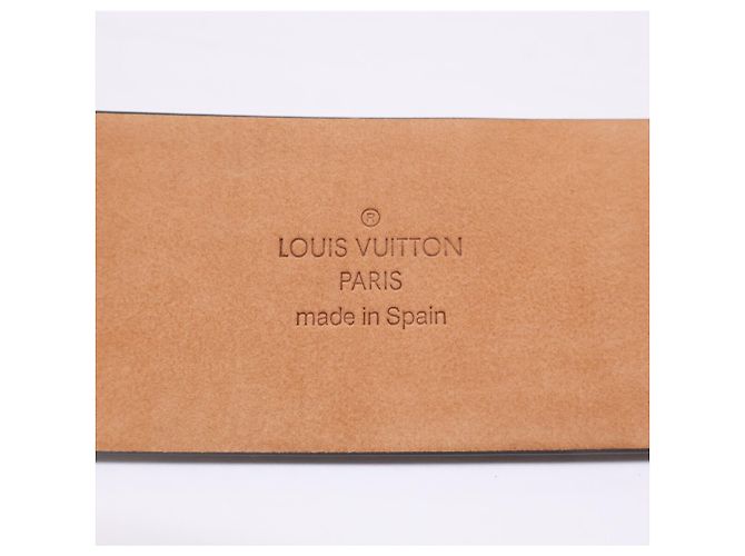 Cinto de couro Louis Vuitton M6811U Aventour Castanho escuro - vista 8