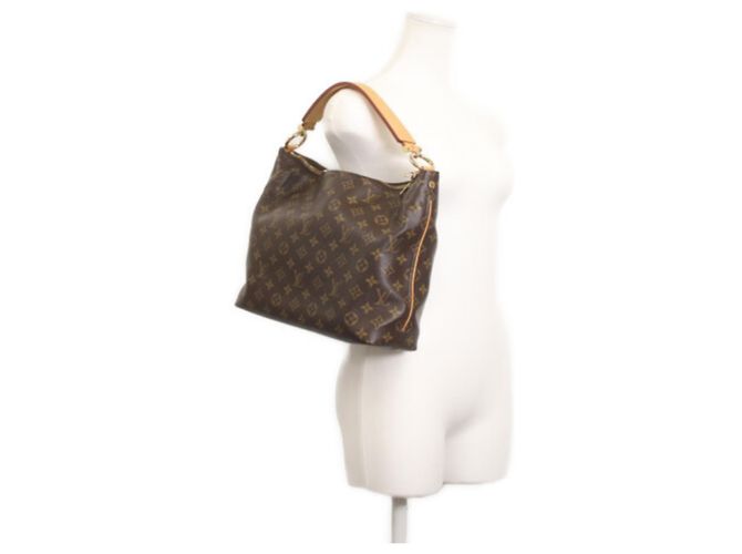 Sac à épaule Louis Vuitton Monogram Suli PM Marron - vue 11