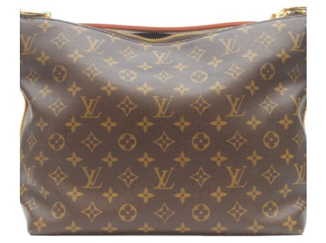 Sac à épaule Louis Vuitton Monogram Suli PM Marron - vue 3