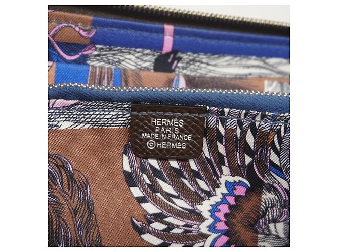Hermès Hermes Azap Long Wallet Brown - view 4