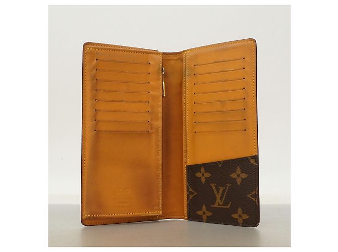 Portafoglio lungo Louis Vuitton Monogram Archive Brazza Marrone - vista 4