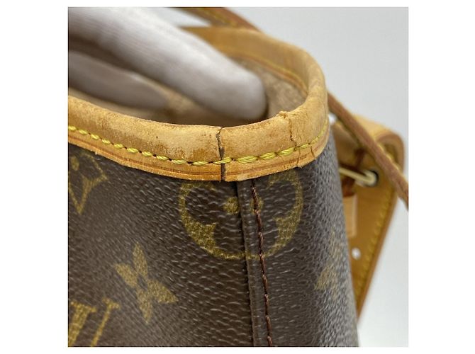 Borsa Tote Louis Vuitton Monogram Bucket GM Marrone - vista 6
