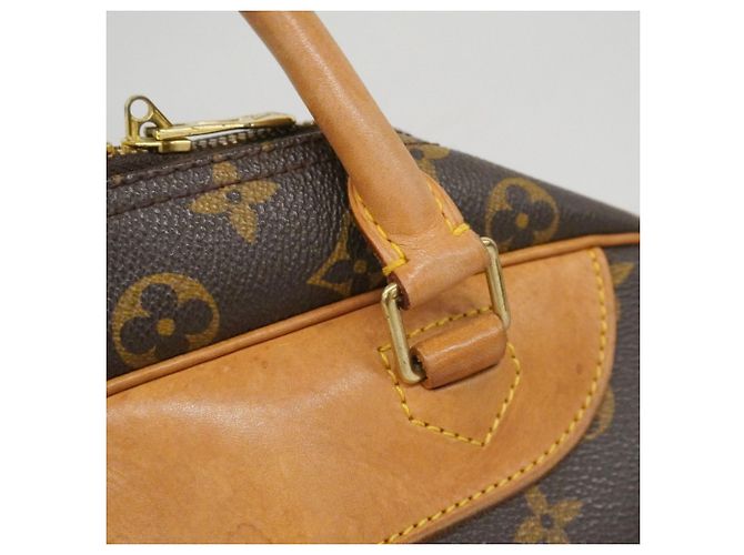Borsa Louis Vuitton Monogram Deauville Marrone - vista 13