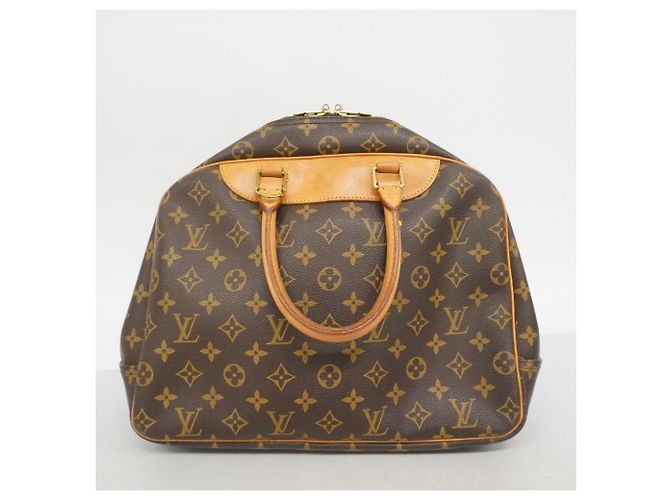 Borsa Louis Vuitton Monogram Deauville Marrone - vista 14