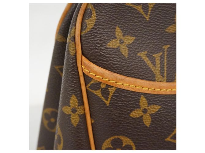 Borsa Louis Vuitton Monogram Deauville Marrone - vista 7