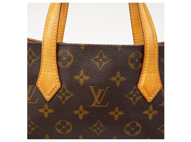 Borsa Louis Vuitton Monogram Wilshire PM Marrone - vista 10
