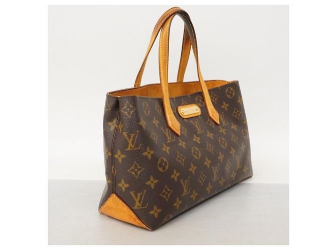 Borsa Louis Vuitton Monogram Wilshire PM Marrone - vista 2