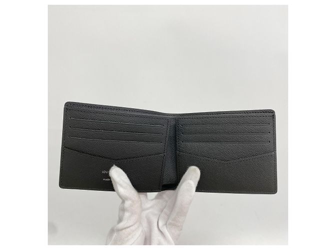 Portafoglio Slender Louis Vuitton Monogram Eclipse Reverse Marrone - vista 3