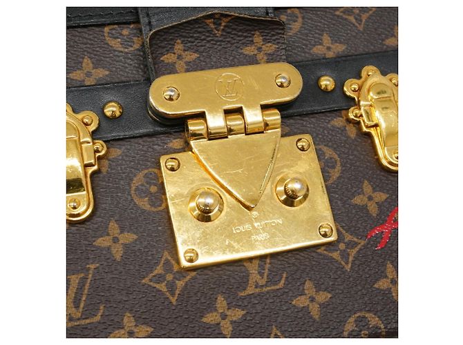 Bolsa de Ombro Louis Vuitton Monogram Petite Malle - vista 8