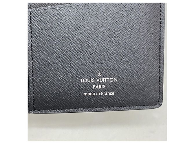 Brazza Louis Vuitton Monogram Eclipse Long Wallet Black - view 4