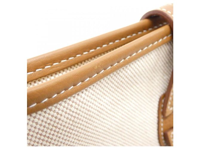 Hermès Borsa a Spalla Hermes Evelyne 3 PM Beige D'oro Crudo - vista 4