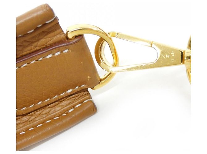 Hermès Borsa a Spalla Hermes Evelyne 3 PM Beige D'oro Crudo - vista 5