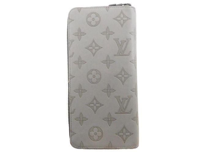 Louis Vuitton Monogram Shadow Zippy Wallet Grau - Ansicht 2