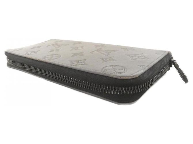 Louis Vuitton Monogram Shadow Zippy Wallet Grau - Ansicht 3