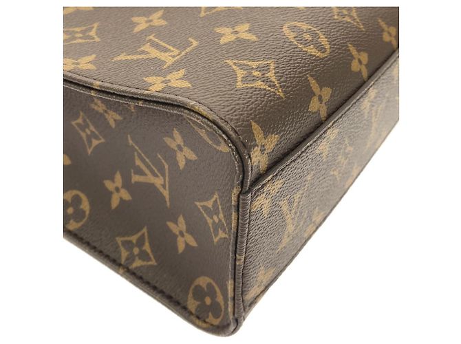 Borsa Louis Vuitton Monogram Sac Plat PM Marrone - vista 2