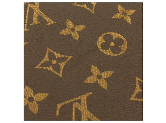 Borsa Louis Vuitton Monogram Sac Plat PM Marrone - vista 4