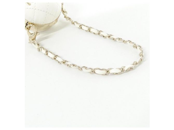 Charm per borsa Chanel AP4945 Bianco D'oro - vista 3