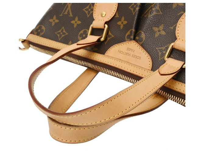 Borsa Louis Vuitton Monogram Palermo PM Marrone - vista 4