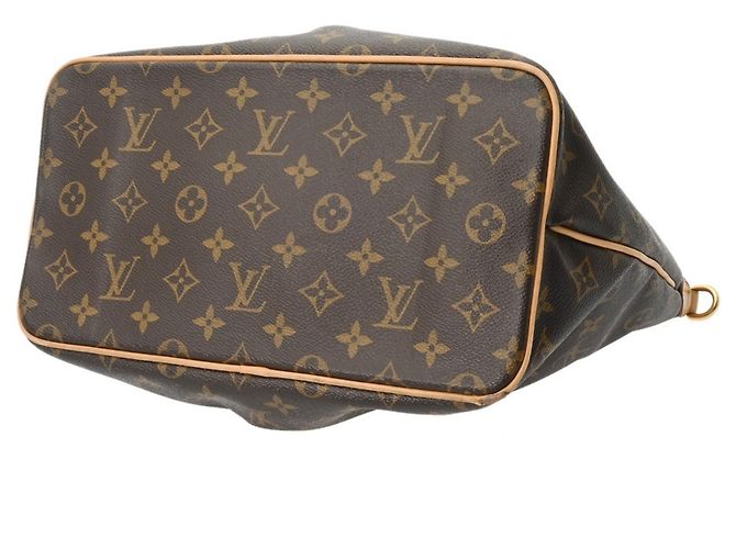Borsa Louis Vuitton Monogram Palermo PM Marrone - vista 5