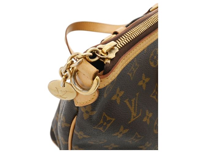 Borsa Louis Vuitton Monogram Palermo PM Marrone - vista 7