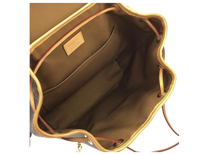Zaino Louis Vuitton Monogram Montsouris PM Marrone - vista 10