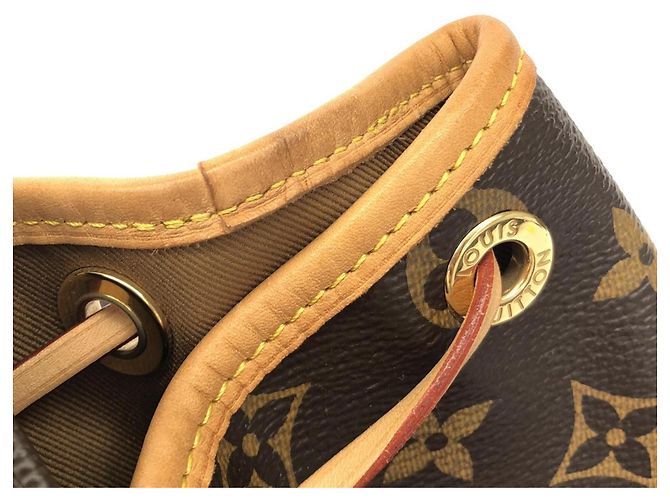 Zaino Louis Vuitton Monogram Montsouris PM Marrone - vista 4