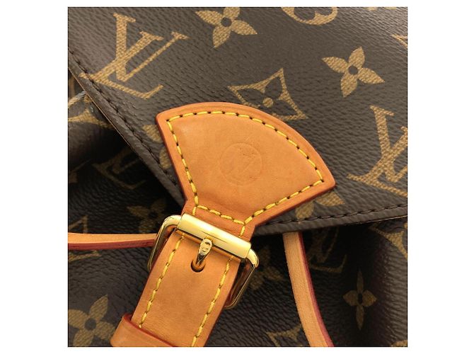 Zaino Louis Vuitton Monogram Montsouris PM Marrone - vista 7
