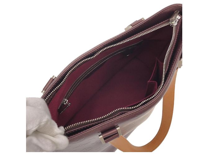 Borsa a tracolla Louis Vuitton Monogram Matte Stockton Porpora - vista 8