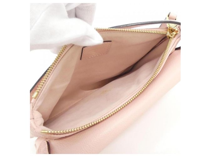 Borsa a Spalla Louis Vuitton Monogram Empreinte Twice Rosa - vista 8