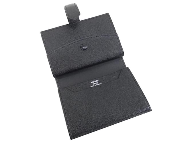 Hermès Bearn Mini Wallet Schwarz - Ansicht 3