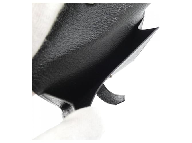 Hermès Bearn Mini Wallet Schwarz - Ansicht 4