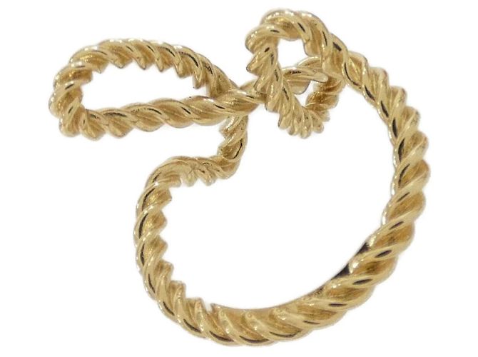 Hermès Écharpe Hermes Code H Muffler Ring Doré - vue 3