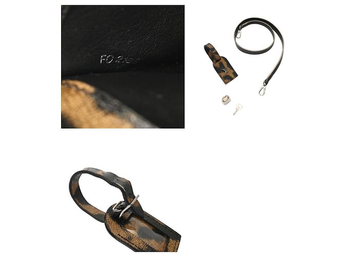 Borsa Louis Vuitton City Steamer stampa leopardata Marrone Nero - vista 11