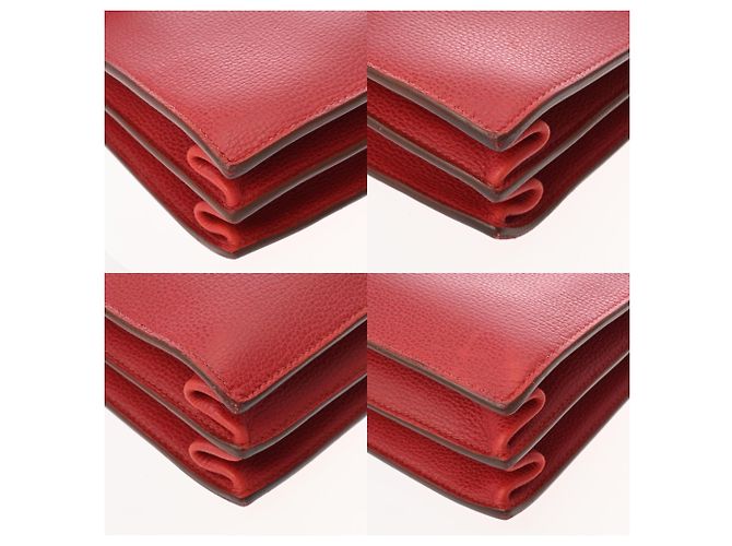 Hermès HERMES Sac à Dépêches 38 Business Bag Rosso - vista 8