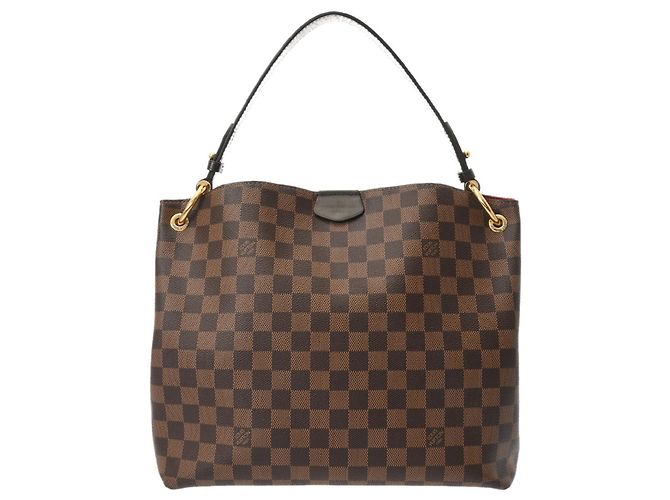 Bolsa de Ombro Louis Vuitton Damier Graceful PM Marrom - vista 2
