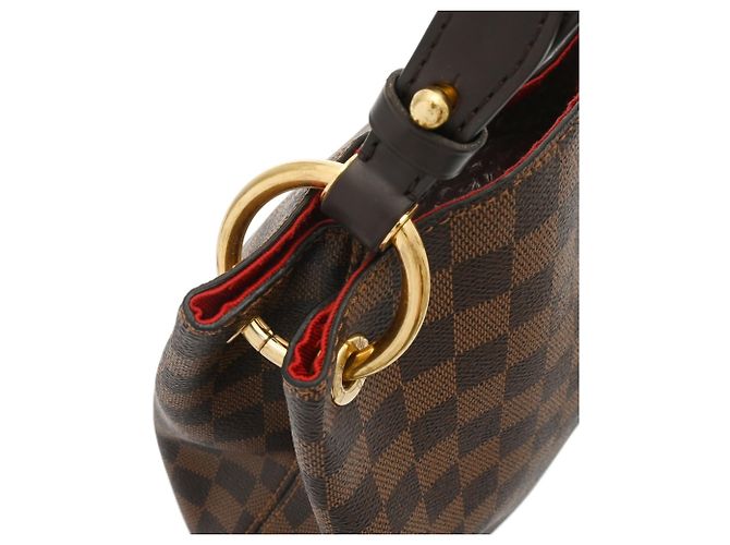 Bolsa de Ombro Louis Vuitton Damier Graceful PM Marrom - vista 8