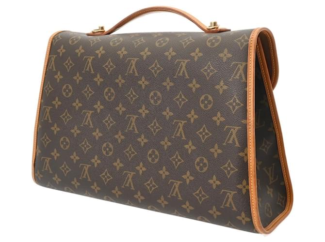 Valigetta Louis Vuitton Monogram Beverly Marrone - vista 3