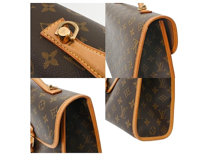 Valigetta Louis Vuitton Monogram Beverly Marrone - vista 9