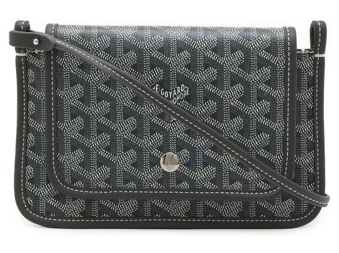Borsa Goyard Plume Grigia e Bianca Marrone Bianco - vista 2