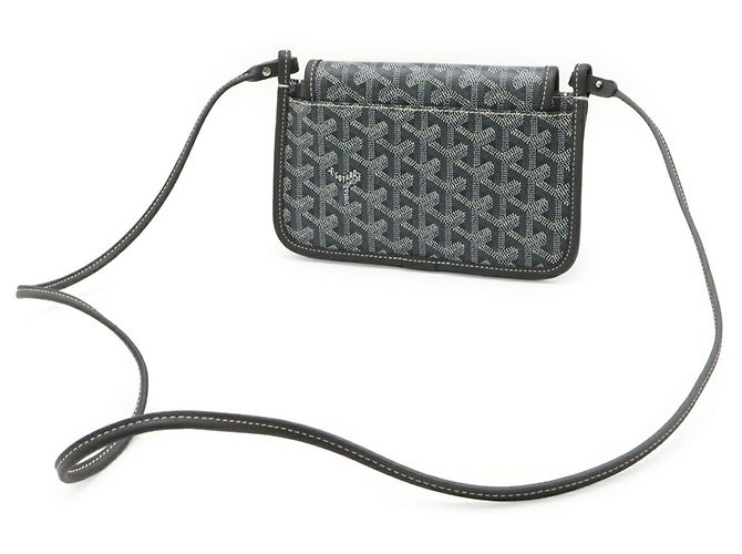 Borsa Goyard Plume Grigia e Bianca Marrone Bianco - vista 3