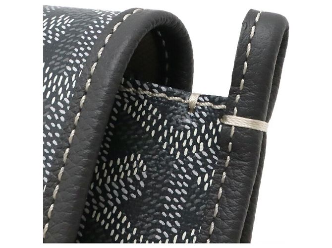 Borsa Goyard Plume Grigia e Bianca Marrone Bianco - vista 5